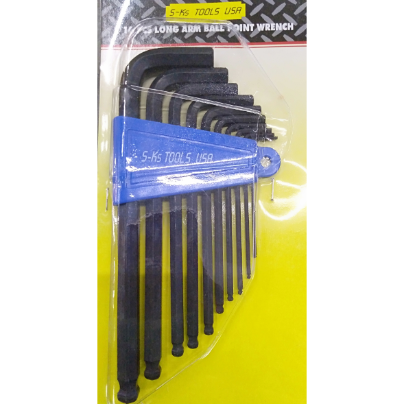 S-Ks BP-5210 Ball Point Hex Allen Key Wrench Set (10pcs) | SKS by KHM Megatools Corp. S-Ks BP-5210 Ball Point Hex Allen Key Wrench Set (10pcs) | SKS by KHM Megatools Corp.